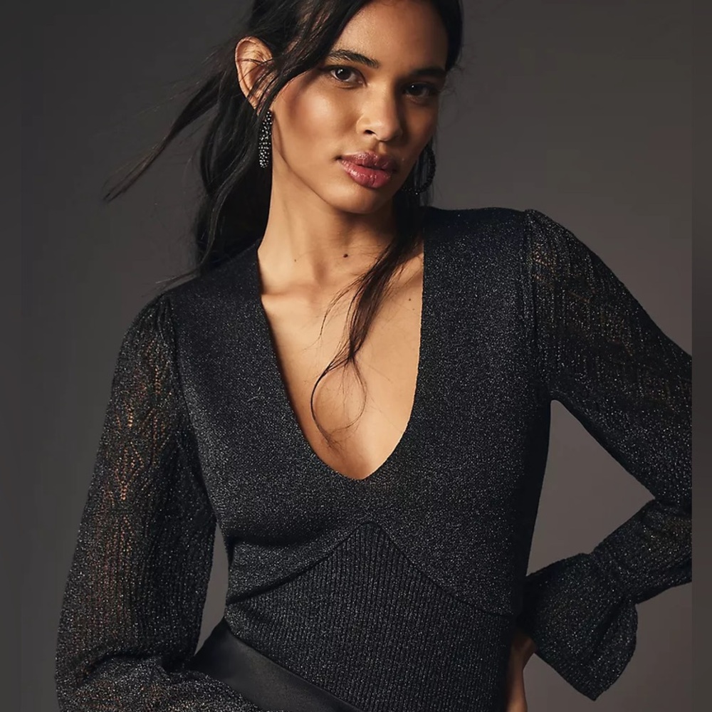 Anthropologie sparkle sweater-NWT